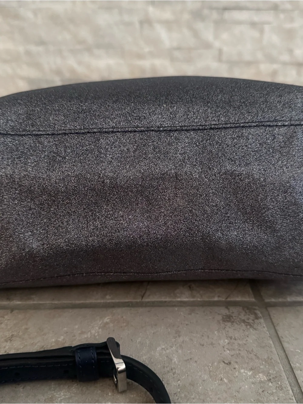 kate spade NY Glitter shopper with detachable strap